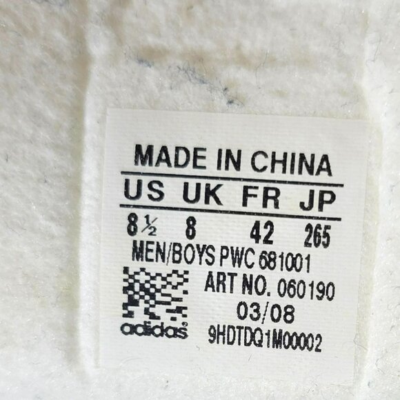 Adidas Men's Tie-Dye Blue/White/Turquoise Uprock 4E Superstar Sneakers Size 8.5 - Picture 3 of 16